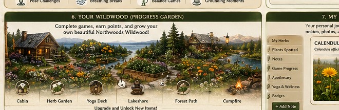 Northwoods progress garden